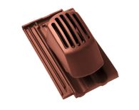 Braas Granat 13V Ton-Sanilüfter (8428606) Seidenmatt Kastanie