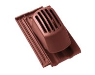 Braas Granat 13V Ton-Sanilüfter (8428611) Seidenmatt Rotbuche