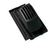 Braas Granat 13V Ton-Sanilüfter (8428614) Seidenmatt Tiefschwarz