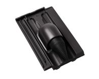 Braas Granat 13V Ton-Solar-/Kabeldurchgang (8429308) Matt Anthrazit