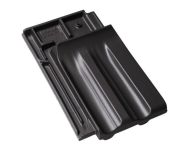 Braas Granat 13V Firstanschlussziegel (8409008) Matt Anthrazit