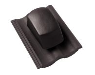 Braas Harzer Pfanne DuroVent Premium Sanilüfter geschlossen (6629083) Star Matt Granit