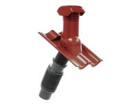 Braas Harzer Pfanne 7(BIG) DuroVent Bausatz DN 125 (524515) tiefrot