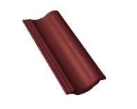 Braas Harzer Pfanne 7(BIG) halber Normalstein (6500281) Star Matt Tiefrot