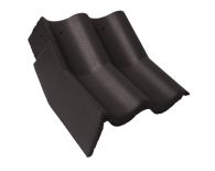 Braas Harzer Pfanne 7(BIG) Knick-Giebelstein links (6509483) Star Matt Granit