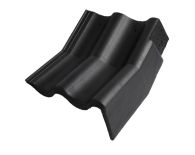 Braas Harzer Pfanne 7(BIG) Knick-Giebelstein rechts (6509380) Star Matt Schiefergrau