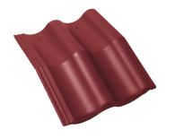 Braas Harzer Pfanne 7(BIG) Mansardstein (6506581) Star Matt Tiefrot