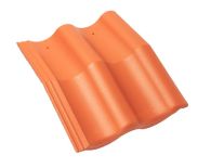 Braas Harzer Pfanne 7(BIG) Mansardstein (6506585) Star Matt Klassisch-Rot