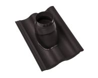 Braas Harzer Pfanne 7(BIG) DuroVent Premium Abgasdurchgang (6528783) Star Matt Granit