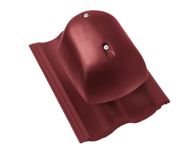 Braas Harzer Pfanne 7(BIG) DuroVent Premium Lüfter DN 150 (6528181) Star Matt Tiefrot