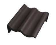 Braas Harzer Pfanne 7(BIG)Pult-Giebelstein links (6504883) Star Matt Granit