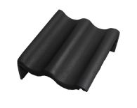 Braas Harzer Pfanne 7(BIG)Pult-Giebelstein links (6504880) Star Matt Schiefergrau