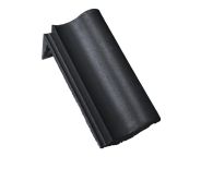 Braas Harzer Pfanne 7(BIG) halber Pultstein (6503879) Star Matt Tiefschwarz