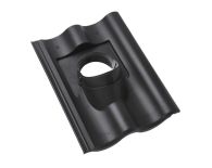 Braas Harzer Pfanne 7(BIG) Durchgangspfanne DuroVent DN 125 (523018) schiefergrau