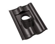 Braas 7 Grad Harzer Pfanne F+ DuroVent Durchgangspfanne (522909) Granit