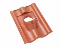 Braas 7 Grad Harzer Pfanne F+ DuroVent Durchgangspfanne (522903) Klassisch-Rot