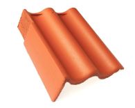 Braas 7 Grad Harzer Pfanne F+ Giebelstein (6530865) Klassisch-Rot