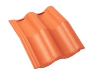 Braas 7 Grad Harzer Pfanne F+ Mansardstein (6536165) Klassisch-Rot