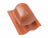 Braas 7 Grad Harzer Pfanne F+ DuroVent Premium Lüfter (6538165) Klassisch-Rot