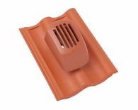 Braas 7 Grad Harzer Pfanne F+ DuroVent Premium Sanilüfter (6538665) Klassisch-Rot