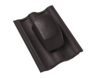 Braas 7 Grad Harzer Pfanne F+ DuroVent Premium Sanilüfter (6539063) Granit