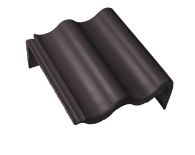 Braas 7 Grad Harzer Pfanne F+ Pult-Giebelstein (6534763) Granit