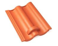 Braas 7 Grad Harzer Pfanne F+ Schneestoppstein (6531465) Klassisch-Rot