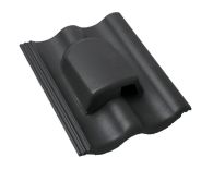 Braas Harzer Pfanne Fledermausstein (6625880) Star Matt Schiefergrau