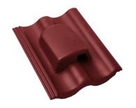 Braas Harzer Pfanne Fledermausstein (6625881) Star Matt Tiefrot