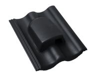 Braas Harzer Pfanne Fledermausstein (6625879) Star Matt Tiefschwarz