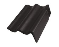 Braas Harzer Pfanne Giebelstein Ausstich 88 mm rechts (6610083) Star Matt Granit