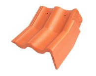 Braas Harzer Pfanne Knick-Giebelstein rechts (6609385) Star Matt Klassisch-rot