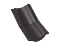 Braas Harzer Pfanne halber Knickstein (6605683) Star Matt Granit