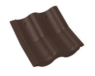 Braas Harzer Pfanne Knickstein (6605587) Star Matt Dunkelbraun