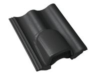 Braas Harzer Pfanne Lüfterstein (6616080) Star Matt Schiefergrau