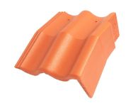 Braas Harzer Pfanne Mansard-Giebel rechts (6612085) Star Matt Klassisch-rot