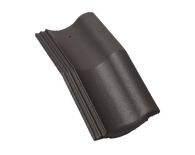 Braas Harzer Pfanne halber Mansardstein (6606683) Star Matt Granit