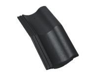 Braas Harzer Pfanne halber Mansardstein (6606679) Star Matt Tiefschwarz