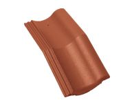 Braas Harzer Pfanne halber Mansardstein (6606684) Star Matt Ziegelrot