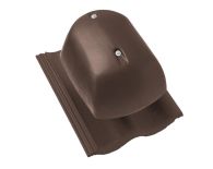 Braas Harzer Pfanne DuroVent Premium Lüfter DN 150 (6628179) Star Matt dunkelbraun