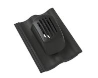 Braas Harzer Pfanne DuroVent Premium Sanilüfter offen (6628680) Star Matt Schiefergrau