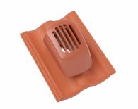 Braas Harzer Pfanne DuroVent Premium Sanilüfter offen (6628685) Star Matt Klassisch-rot