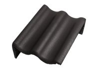 Braas Harzer Pfanne Pult-Giebelstein links (6604683) Star Matt Granit