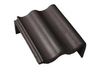 Braas Harzer Pfanne Pult-Giebelstein rechts (6604583) Star Matt Granit