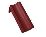 Braas Harzer Pfanne halber Pultstein (6603681) Star Matt Tiefrot