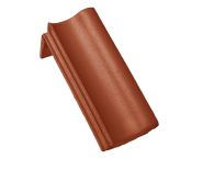 Braas Harzer Pfanne halber Pultstein (6603684) Star Matt Ziegelrot