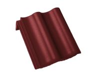 Braas Harzer Pfanne Pultstein (6603581) Star Matt Tiefrot