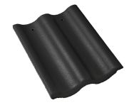 Braas Harzer Pfanne Schlussstein (6600380) Star Matt Schiefergrau