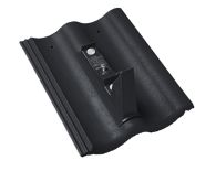 Braas Harzer Pfanne Standstein ohne Bügel (6618679) Star Matt Tiefschwarz