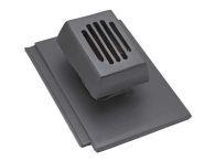 Braas Tegalit Aerlox Matt DuroVent-Premium Sanilüfter oben offen - Granit